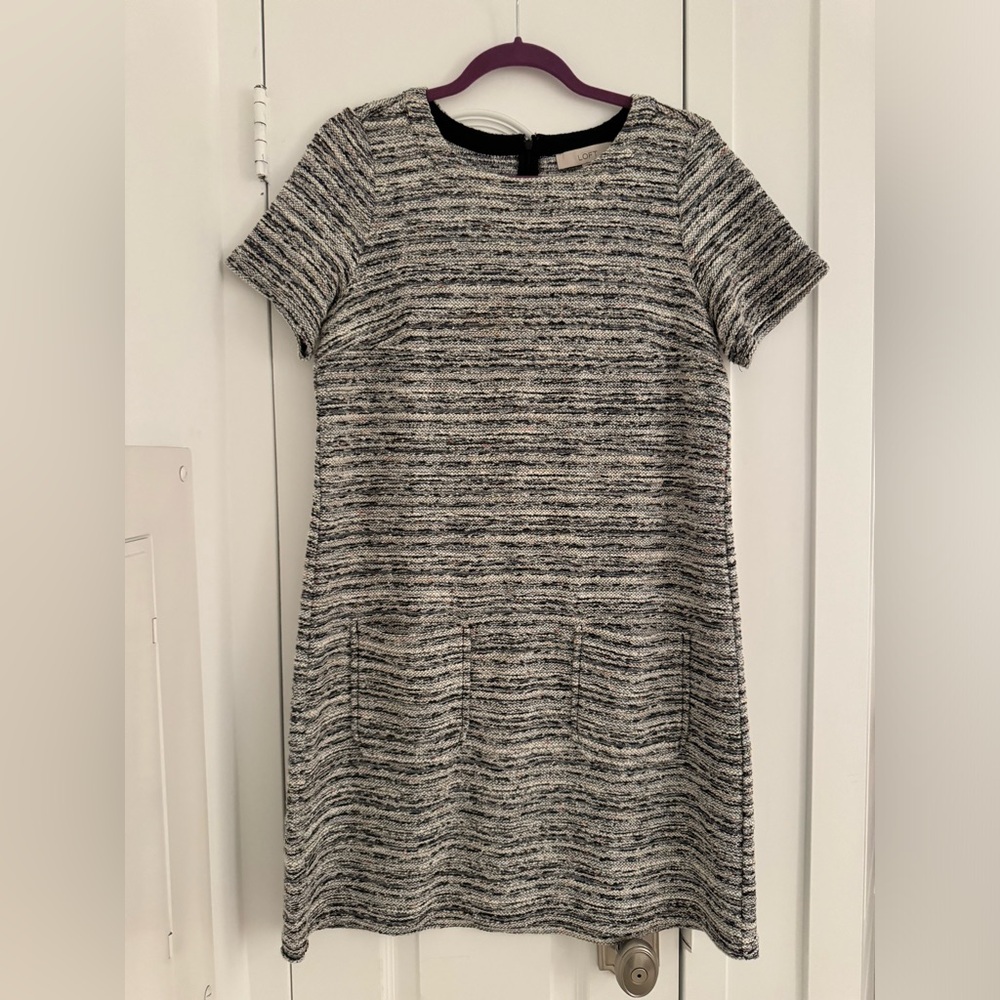 Tweed shift dress - LOFT - Women’s size L